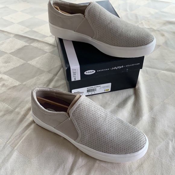 Dr. Scholl's Shoes - NIB Grey slip on sneakers size 8